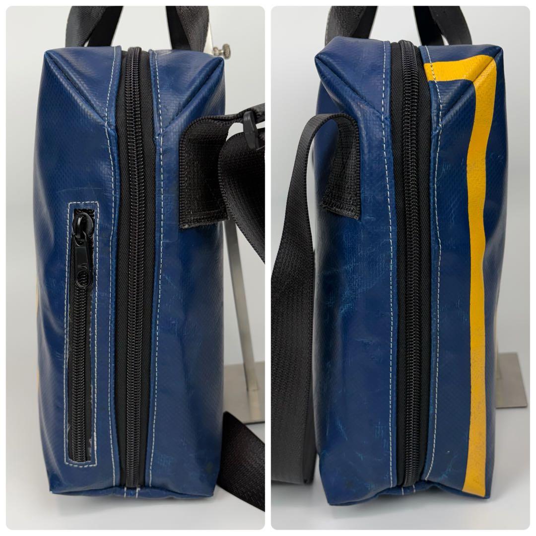 フライターグ F77 BEN ビジネスバッグ 2way ショルダー A4収納 青