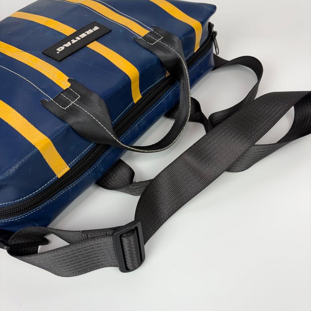 フライターグ F77 BEN ビジネスバッグ 2way ショルダー A4収納 青