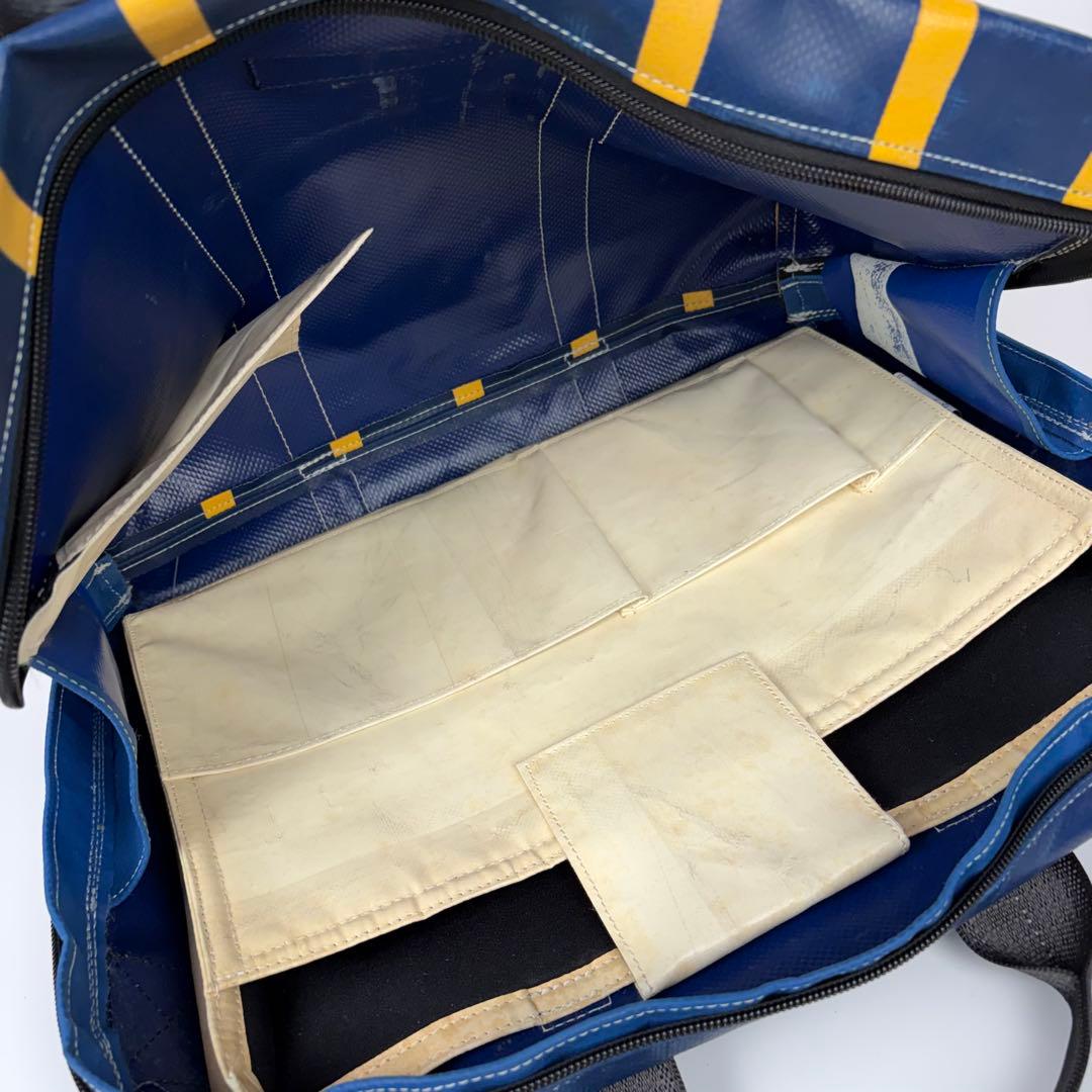 フライターグ F77 BEN ビジネスバッグ 2way ショルダー A4収納 青