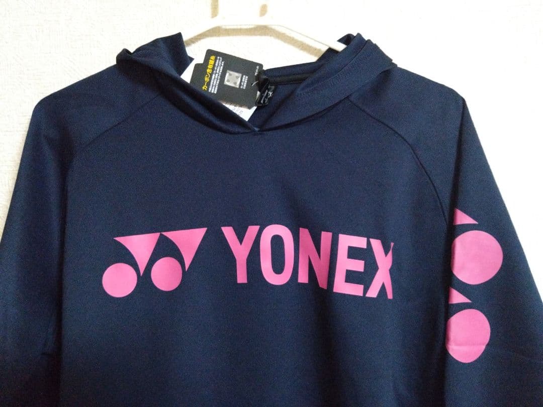 YONEXヨネックス 新品未使用 ピンクロゴ入りトレーナーL