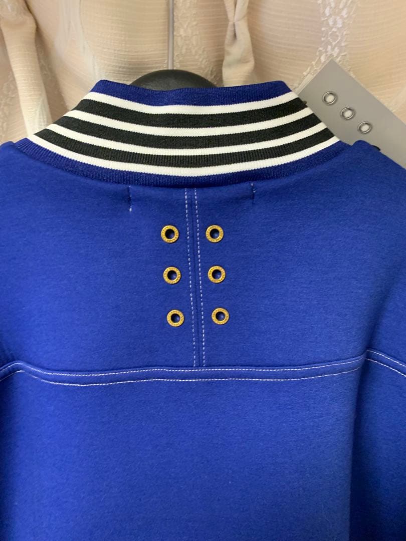 骨プリント ハーフジップセーター　ラッセルノ　スカル　サイズ5 新品タグ付き