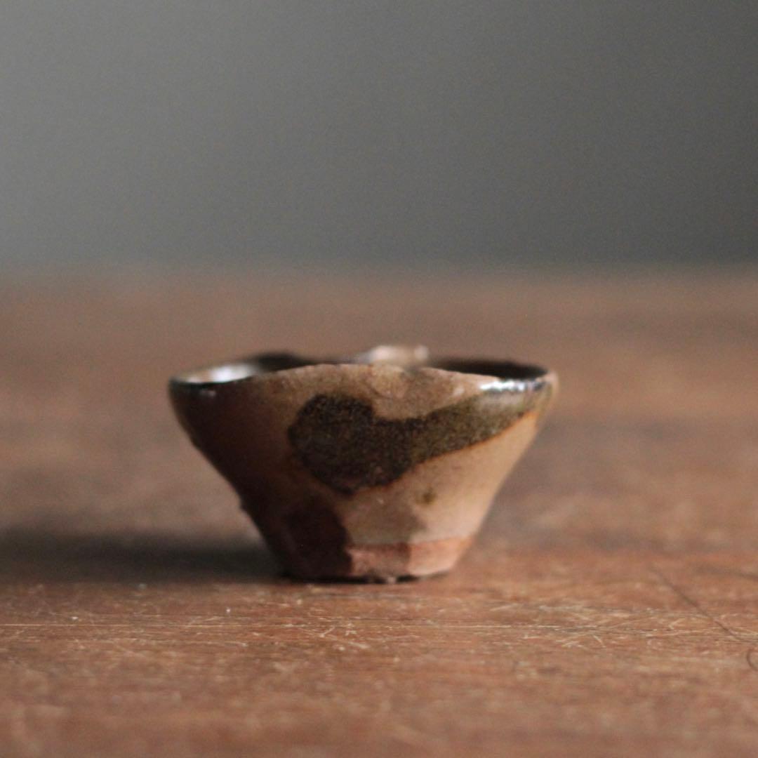 京唐津 ぐい呑み 盃 幕末〜明治 絵唐津 古美術 古道具 アンティーク