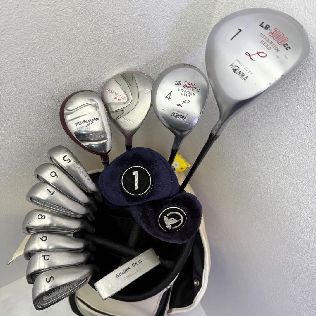 ⭐️初心者応援　レディース　ゴルフクラブフルセット flex-L