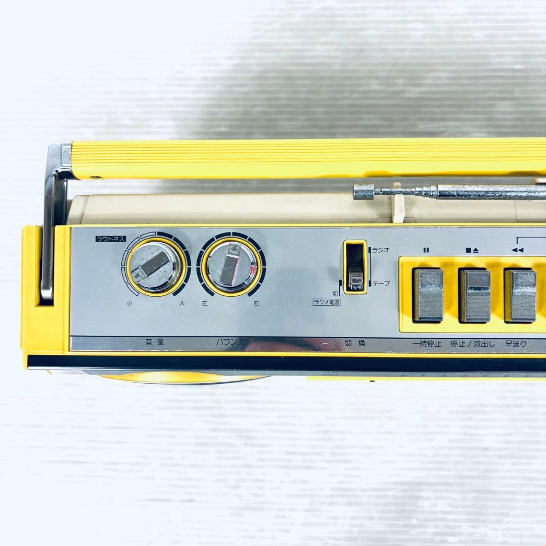 【レトロ】SHARP シャープ　FMAMステレオカセット　QT-22Y シャンク