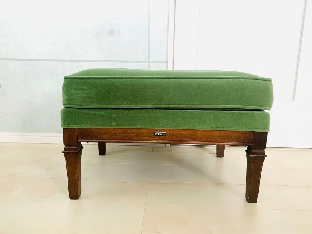 ⚫︎maruni⚫︎マルニ木工 地中海シリーズ 椅子オットマン フットスツール足置き