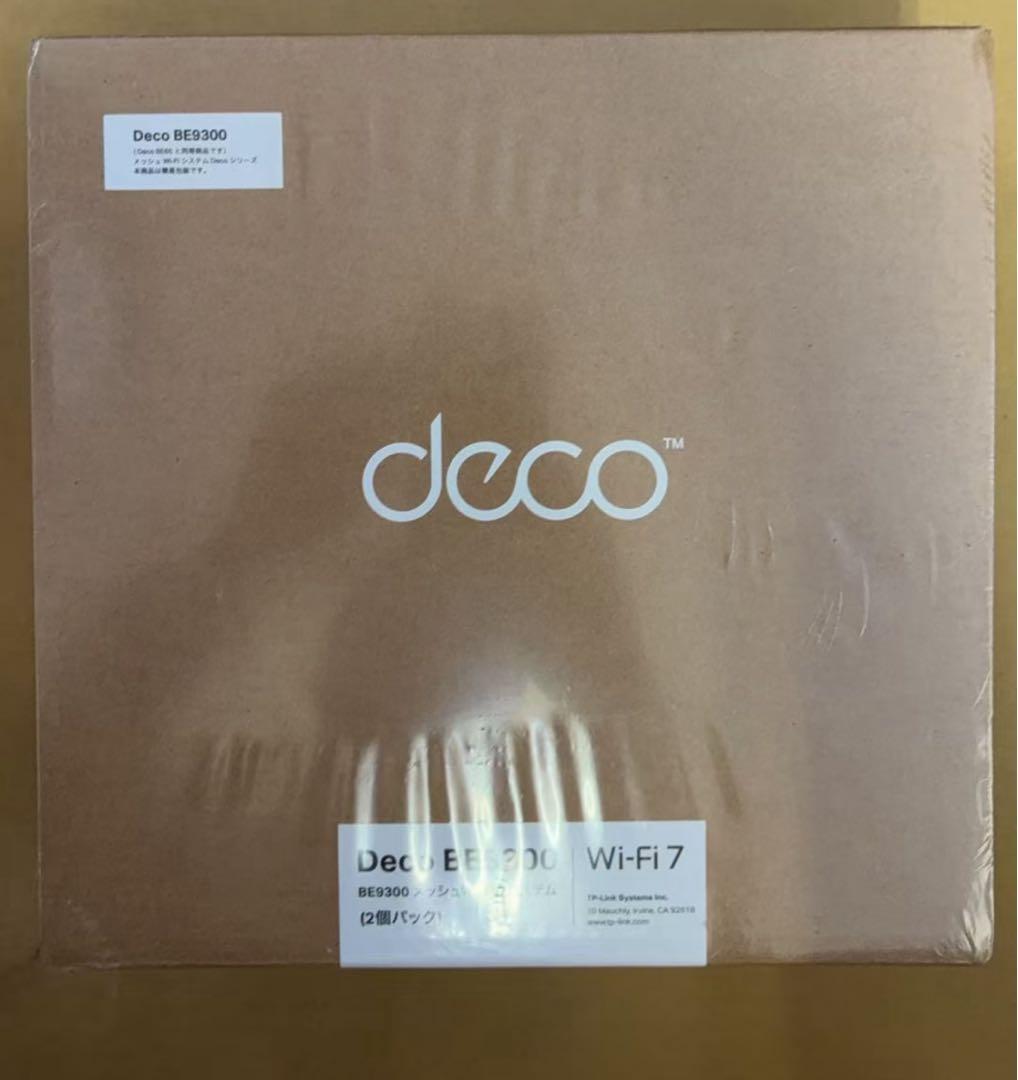 ルーター・ネットワーク機器 TP-Link Mesh WiFi System BE9300 2-pack