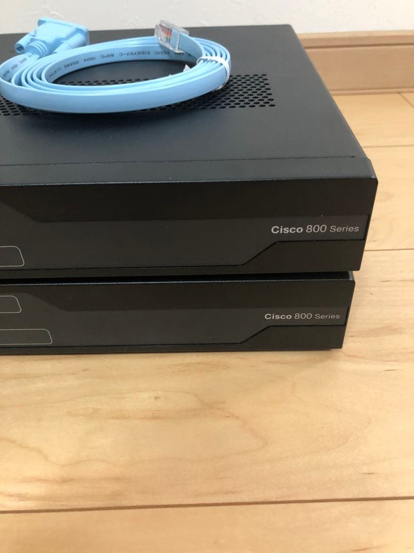 【CCNA、CCNP】2台Cisco891FJ 最新 IOS15.9