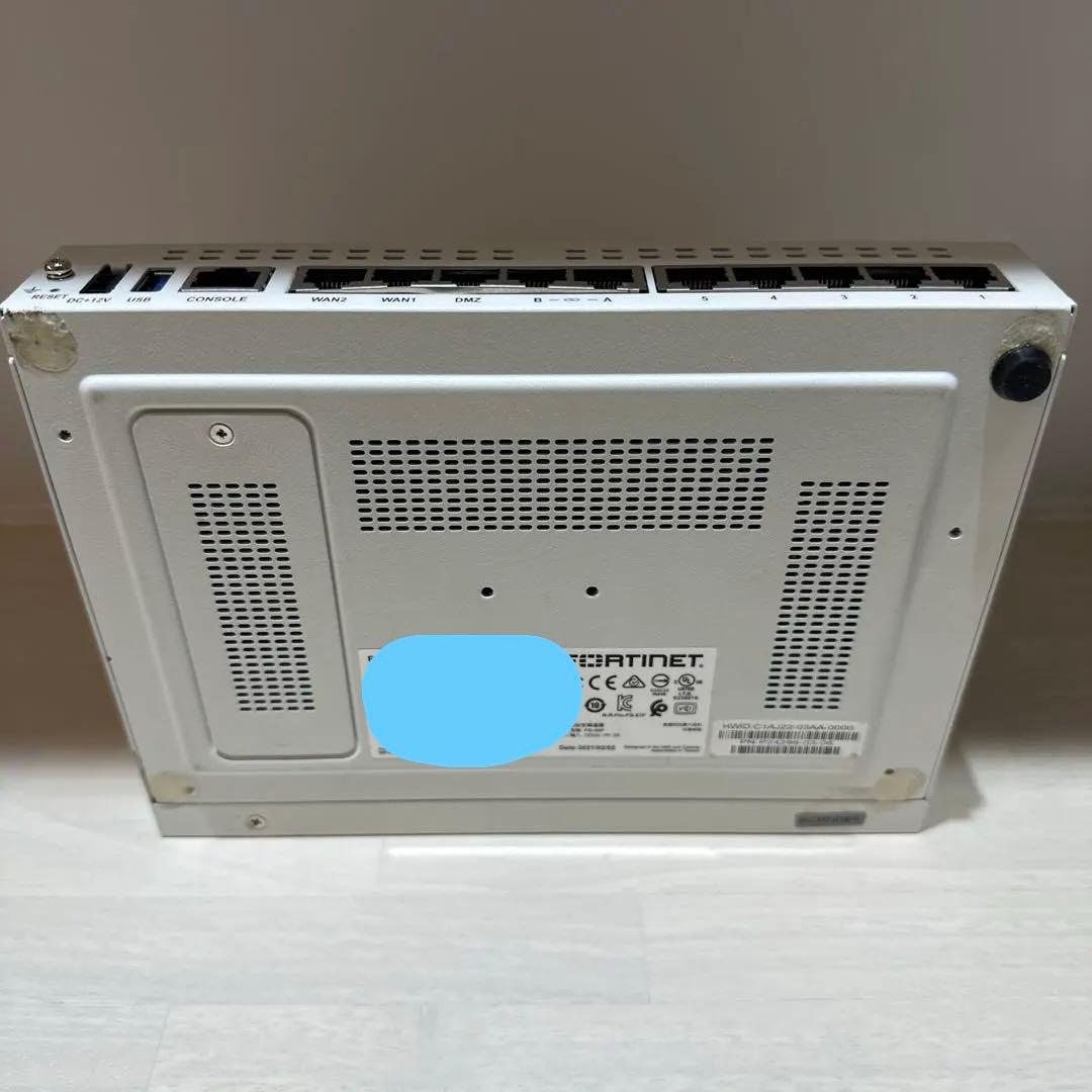 FortiGate 60F UTMライセンス 有効期限2026/07/07