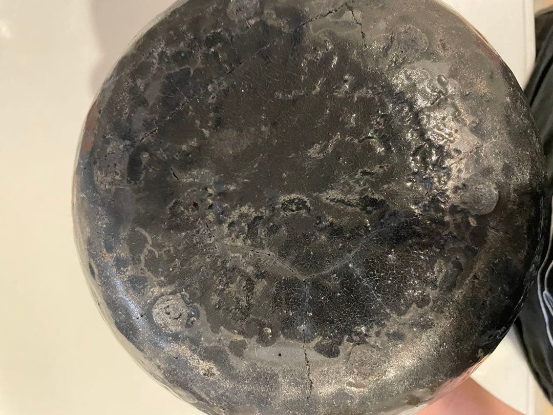 《雲井窯》御飯鍋　黒楽 三合 炊き