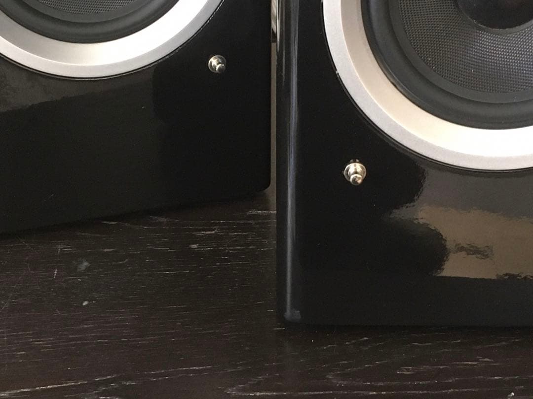 [お勧め] 端子に難 小型 不明 スピーカー ペア