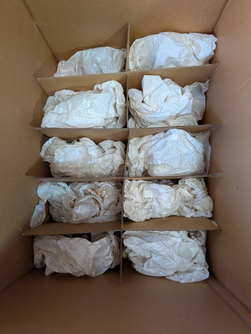 送料込【3出品全て落札必須 3/3】ひな人形 7段 15人飾り 40号（人形）