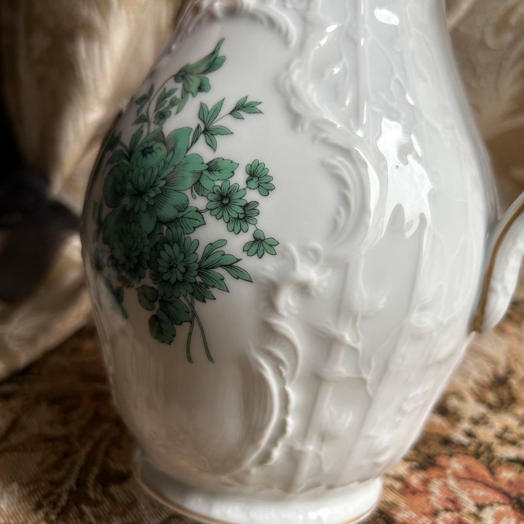 ドイツ製 Rosenthal サンスーシ宮殿の庭園 ― マイセンフラワーグリーン