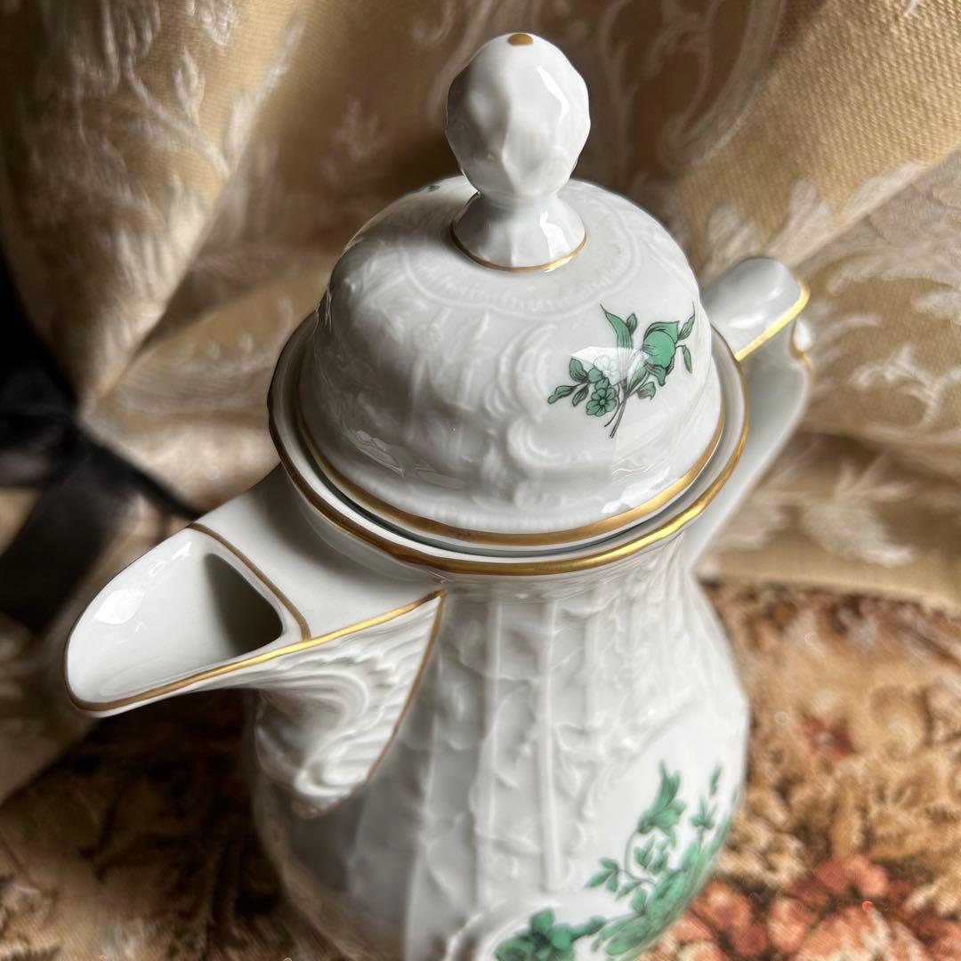ドイツ製 Rosenthal サンスーシ宮殿の庭園 ― マイセンフラワーグリーン