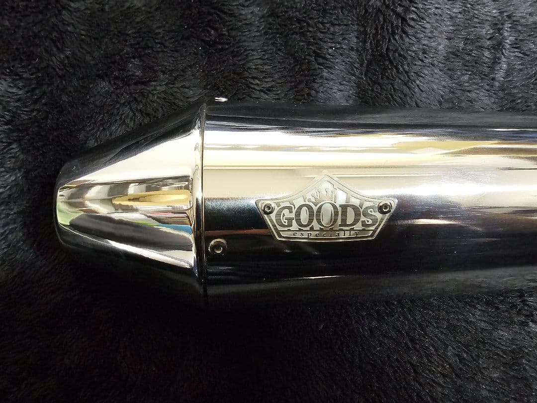 GOODS テーパードコーンマフラー SR400 FI用
