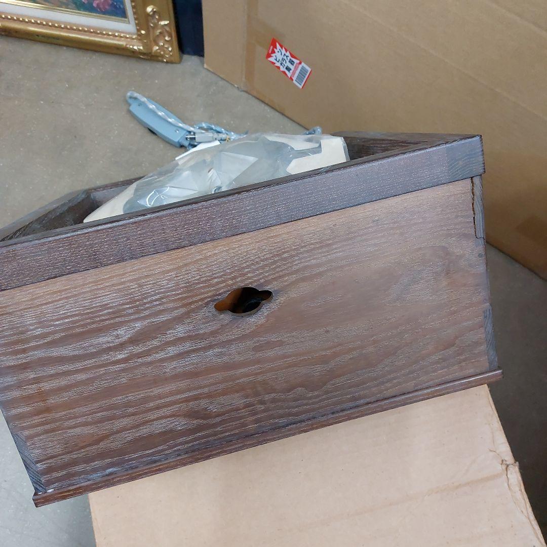 置き炉　野々島商店　茶道具 桑置き炉未使用 に近い 木の部分に2箇所 ヒビがあり