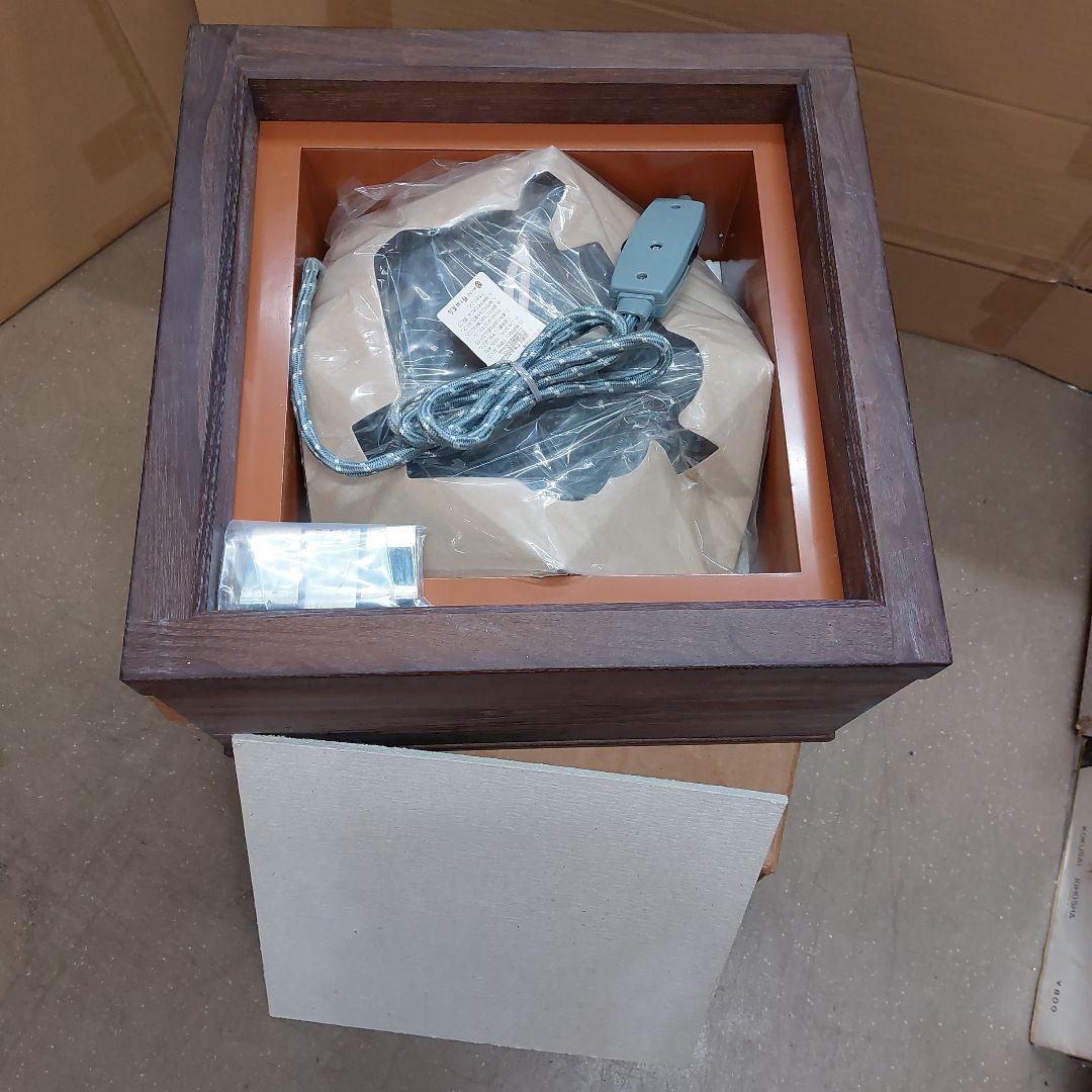 置き炉　野々島商店　茶道具 桑置き炉未使用 に近い 木の部分に2箇所 ヒビがあり