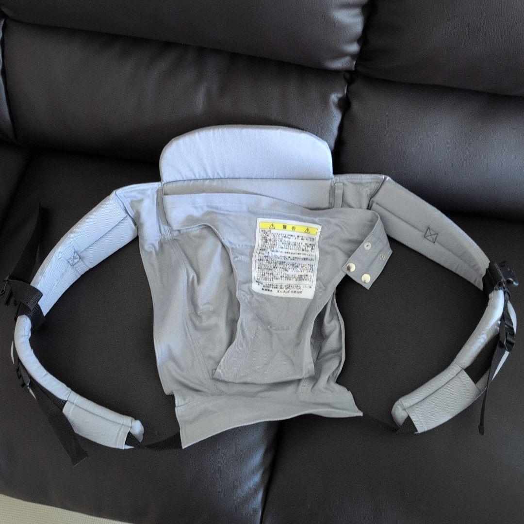 美品　グレー おんぶ紐　ぽん本舗