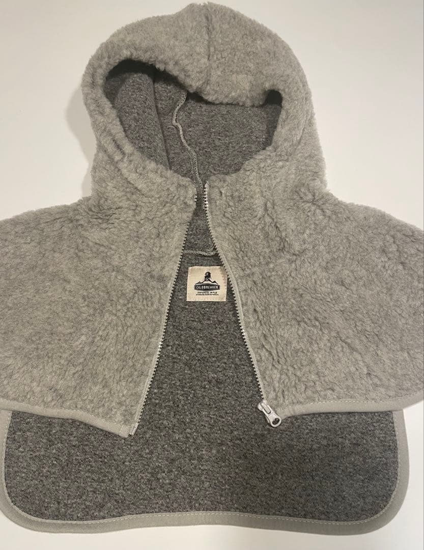 値下げCOLD BREAKER/コールドブレーカー別注HOODY 2フードグレー