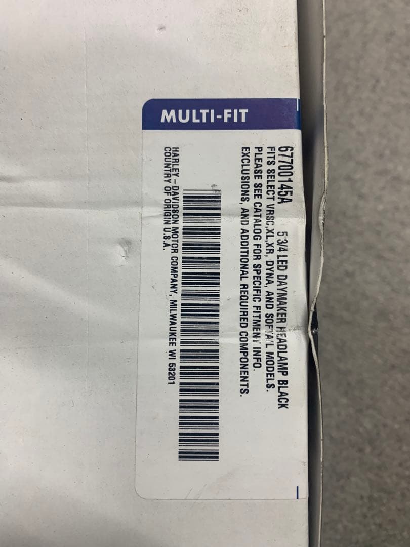 ハーレー　純正アクセサリー　LEDヘッドライト 67700145A