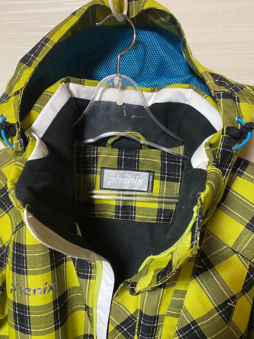 Phenix イエロー/ブラックチェック 上下セット　M
