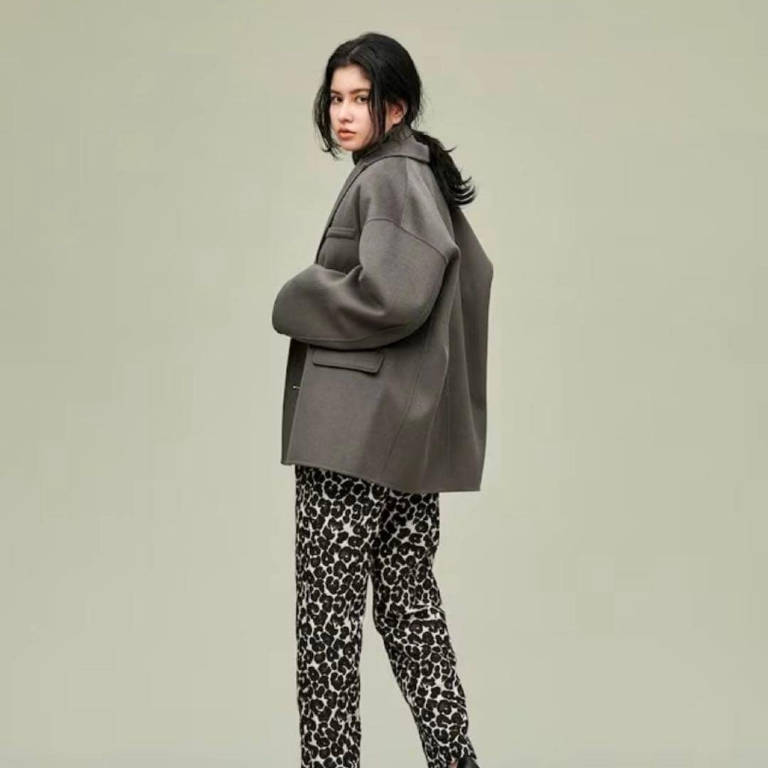 最終✴︎美品✴︎金子綾×uncrave WHITE リバージャケット　ピーコート