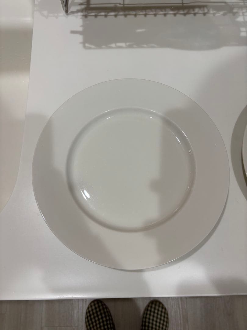 お値下げ中　オールドアラビア　リム皿3枚　白　spoonful にて購入