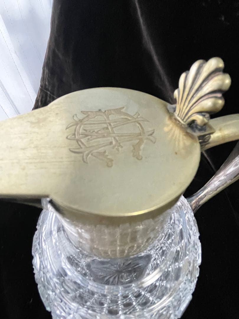 オールドバカラBaccarat★ディアマンピエーリーのワインピッチャー　カラフェ