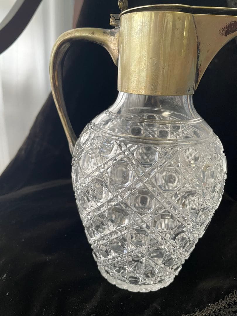 オールドバカラBaccarat★ディアマンピエーリーのワインピッチャー　カラフェ