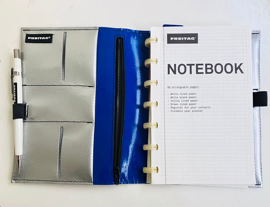 FREITAG ノートブック A5サイズ シルバー