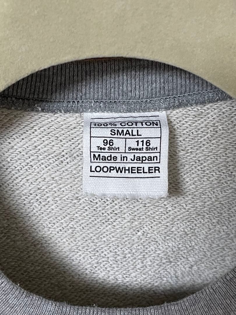 【極美品】LOOPWHEELER X SCYE 半袖スウェットシャツ S