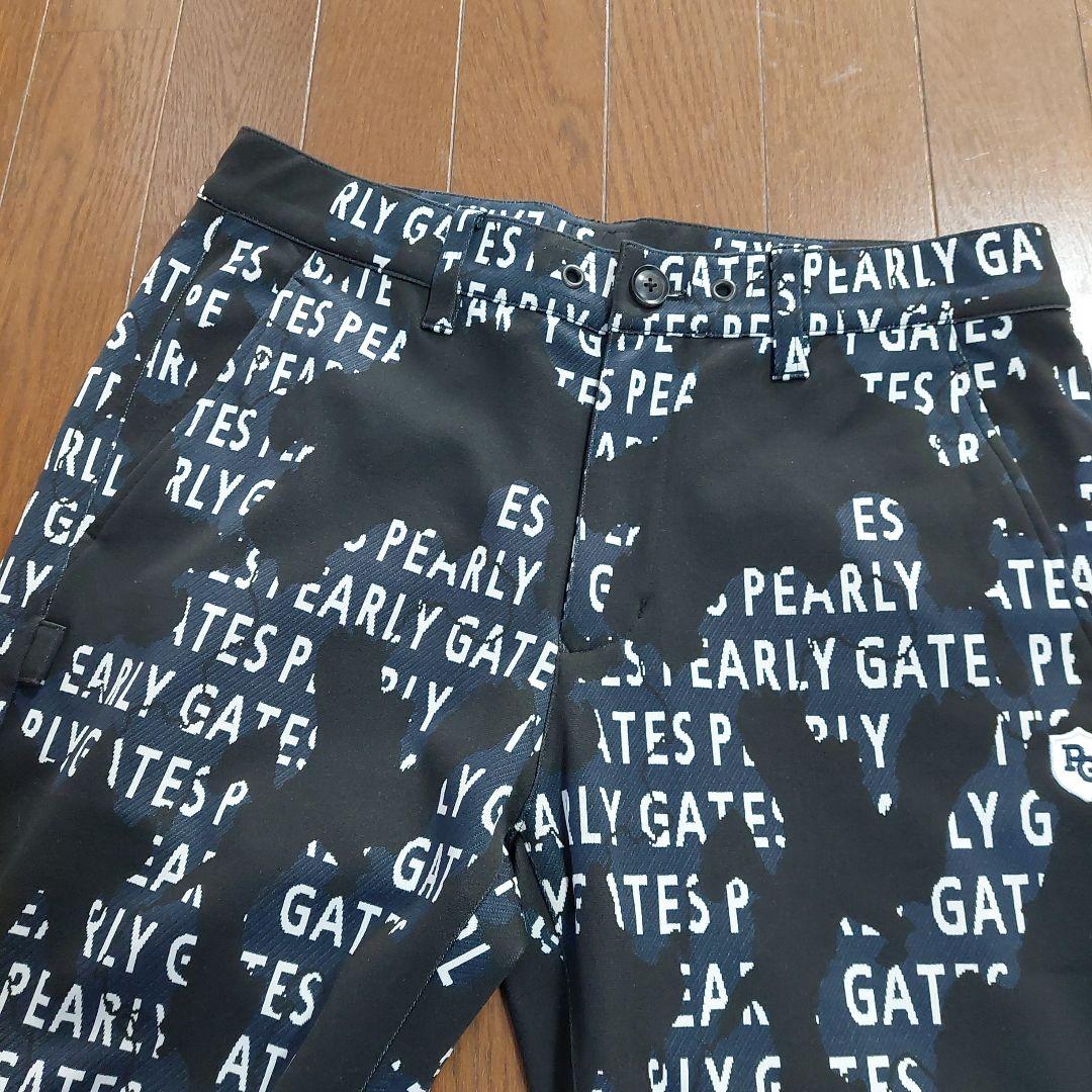PEARLY GATES ロゴプリントパンツサイズ4です。