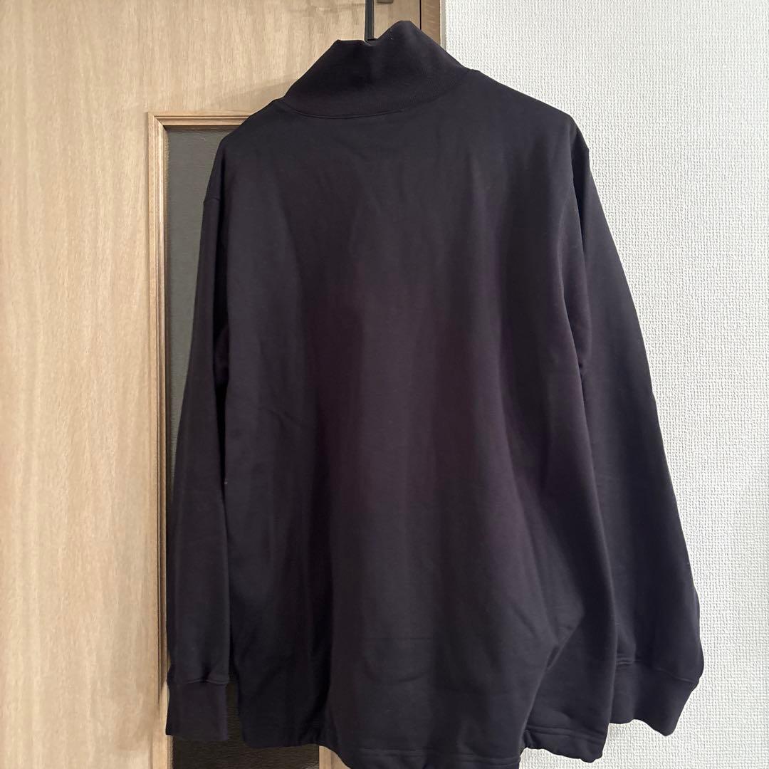 ハーフジップスウェット