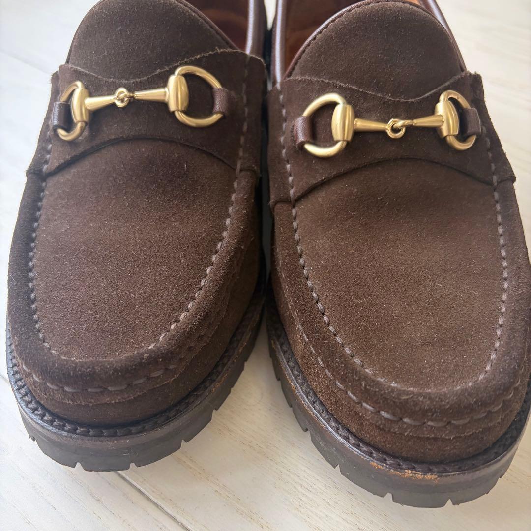 GUCCI グッチ ホースビットローファー　スウェード　23.5 6ハーフ
