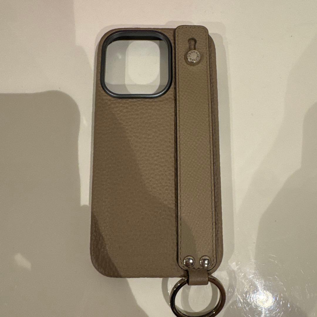 【正規品】BONAVENTURA ベージュ iPhoneケース 15pro用