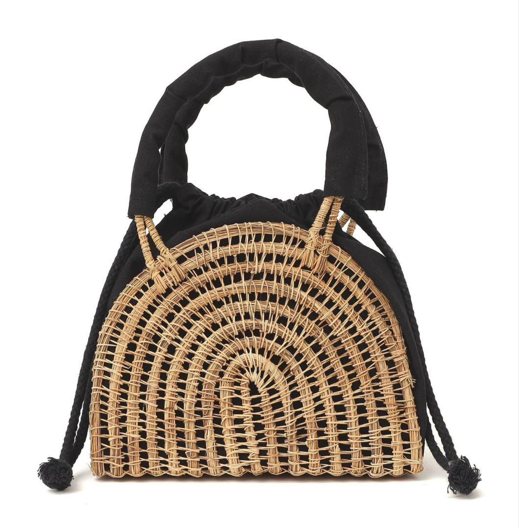 TARANGO ハーフ ラウンド カゴ バッグ