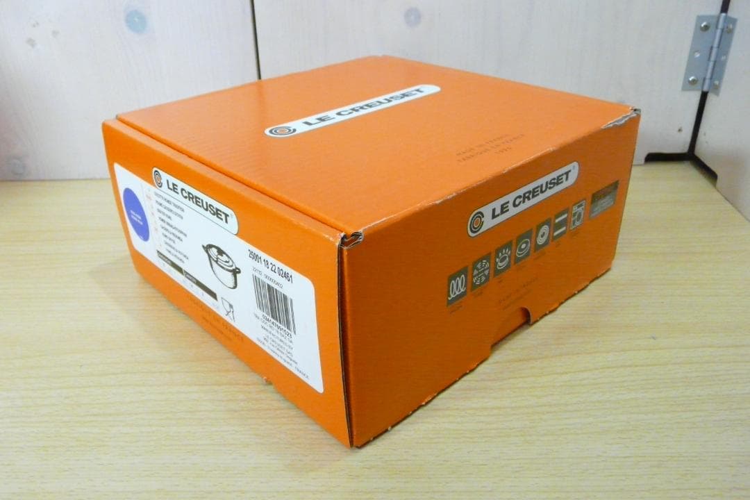 LE CREUSET ココット・ロンド 18cm アザーブルー 両手鍋②