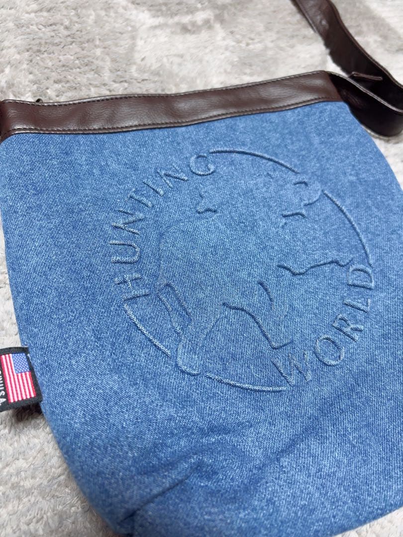 HUNTING WORLD デニムショルダーバッグ