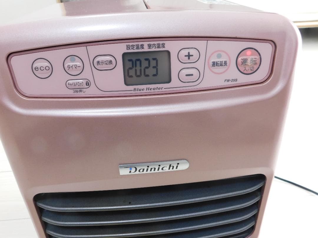 Dainchi FW-25S 石油ファンヒーター　2018年製　正常動作品