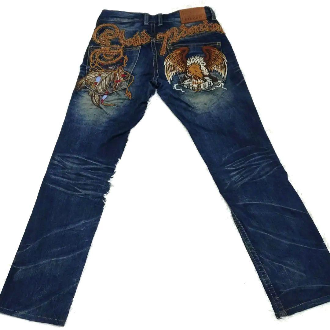 クラウド72 デニム 30 刺繍 イーグル y2k ドリームキャッチャー