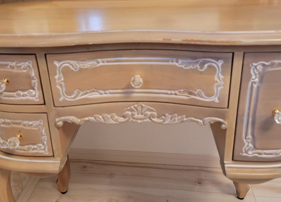 ウエストハウスギャラリー　ねこ脚　ドレッサー　スツール　ロココ調