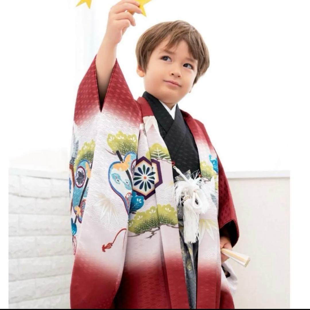 七五三　5歳男の子　袴着物セット　3歳女の子　被布セット