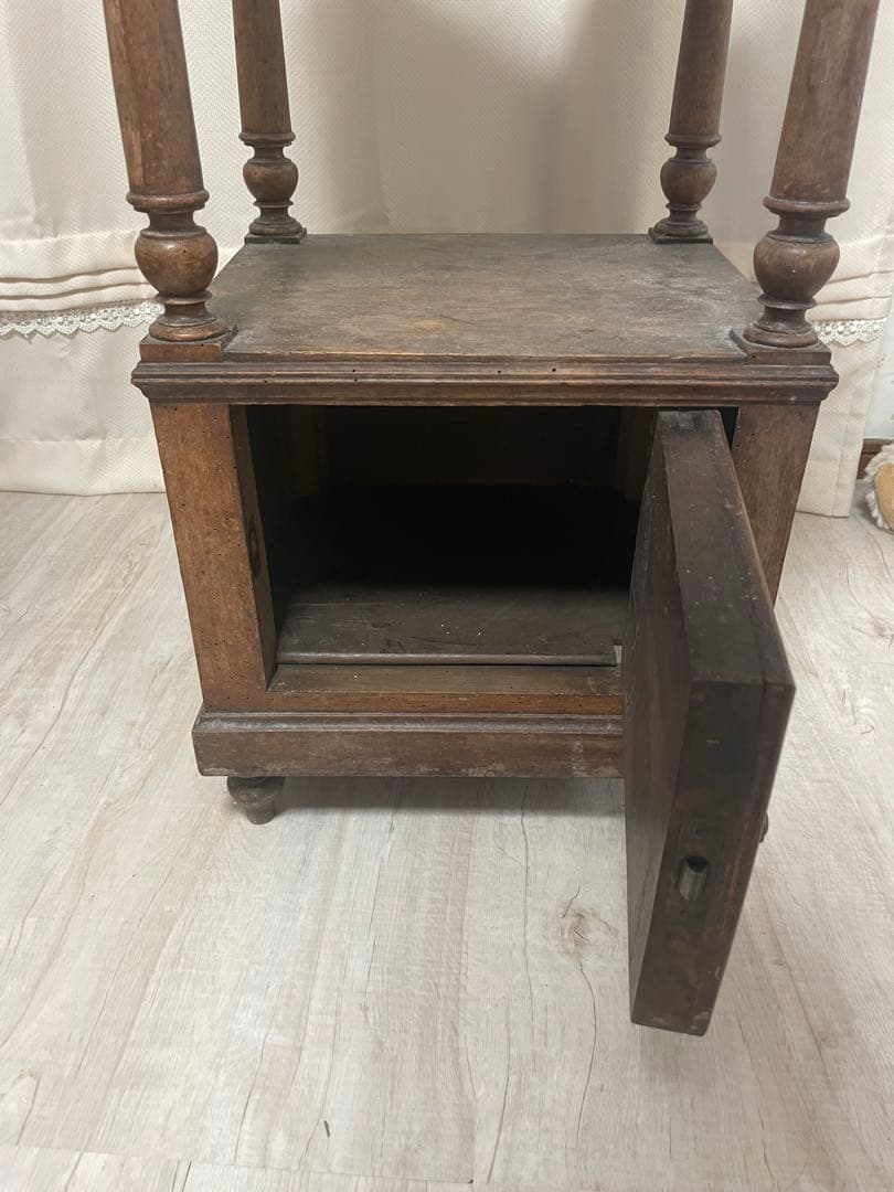 アンティーク　キャビネット　サイドテーブル　大理石　ヴィンテージ