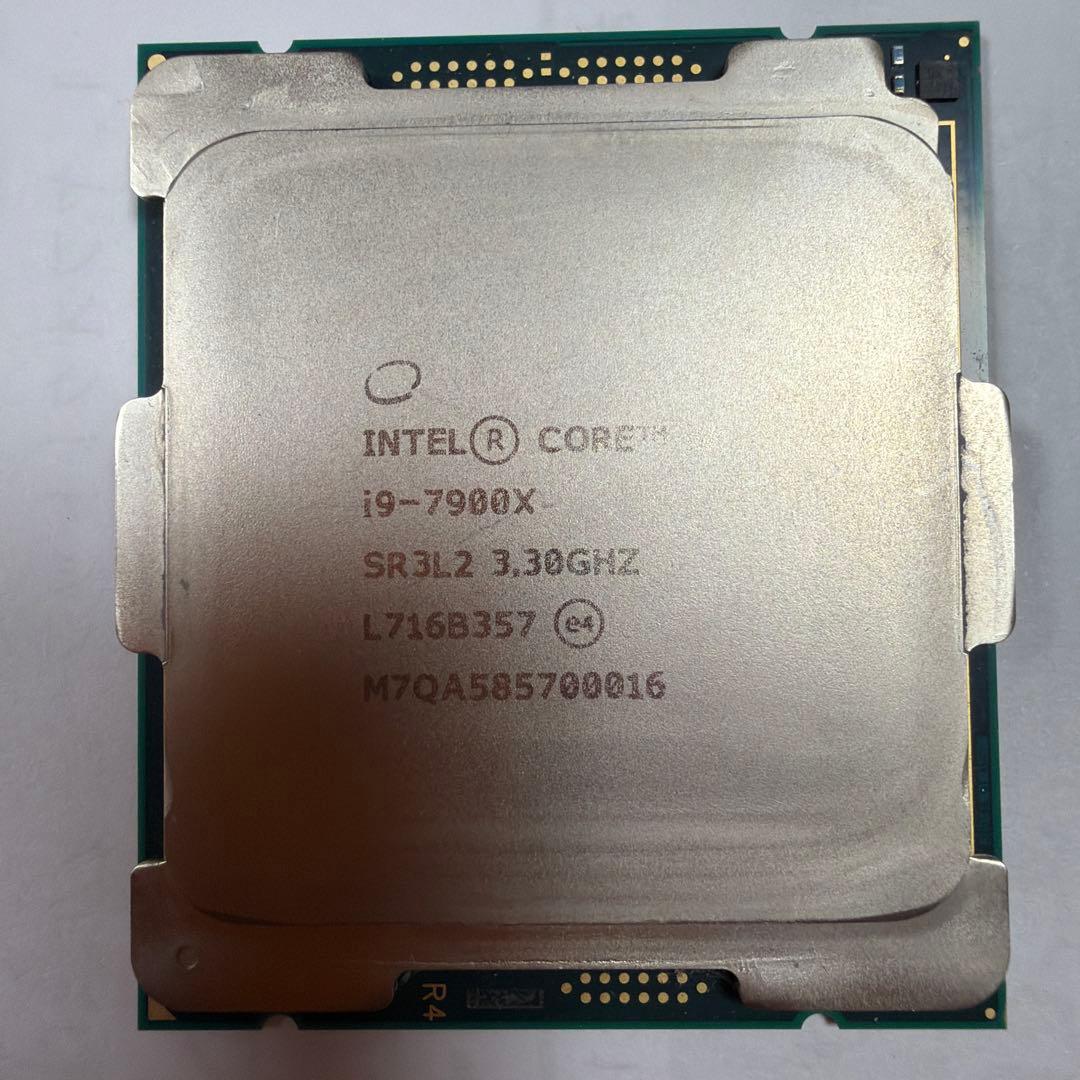 Intel Core i9-7900X CPU 3.30GHz 動作確認済み