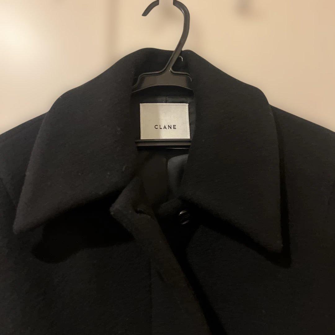 美品 CLANE ラウンドスリーブ ショートジャケット サイズ1