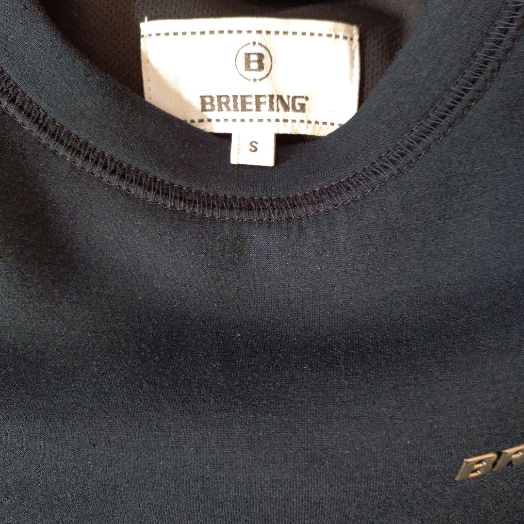 BRIEFINGロゴ ダンボールニット クルーネック