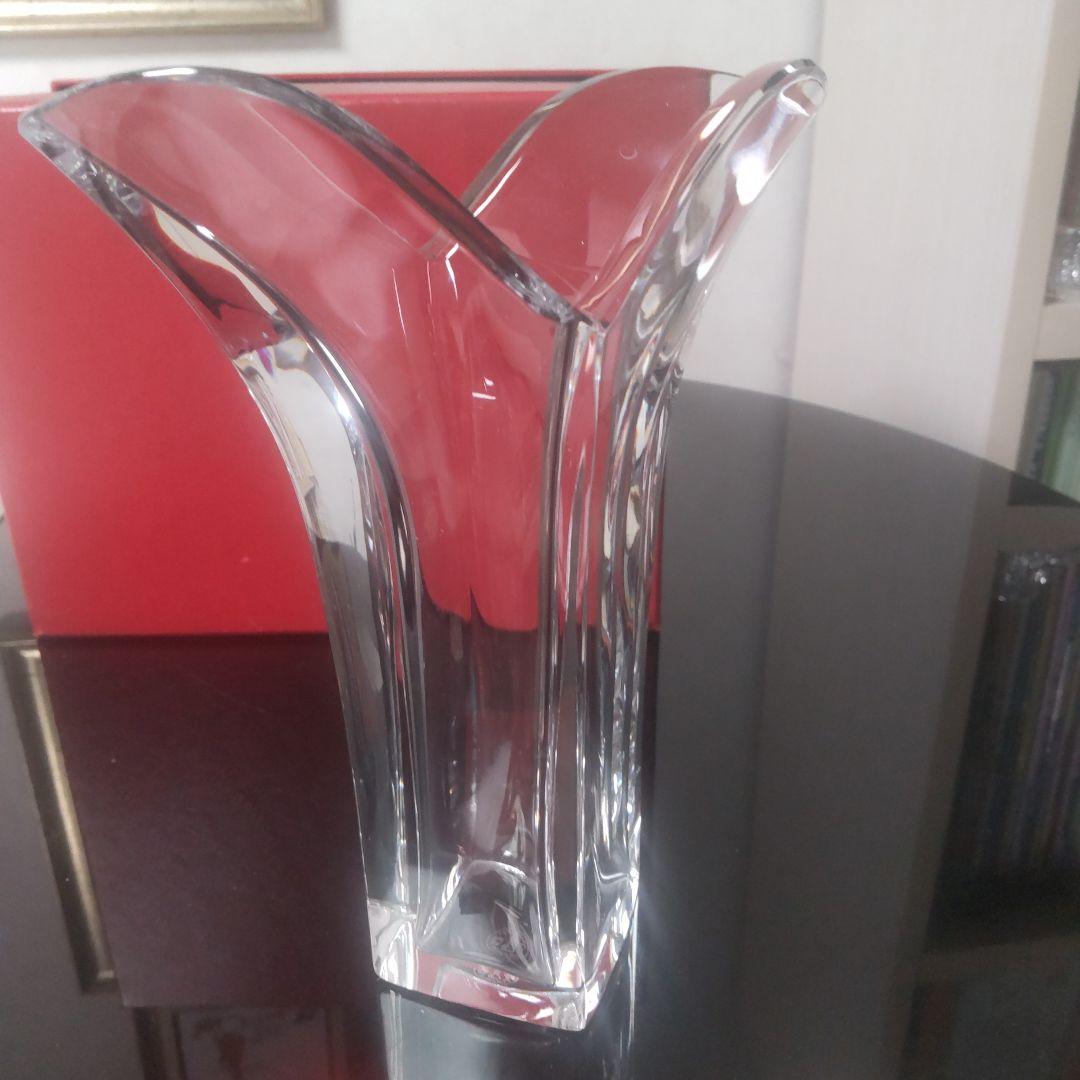Baccarat クリスタル花瓶 Y字型