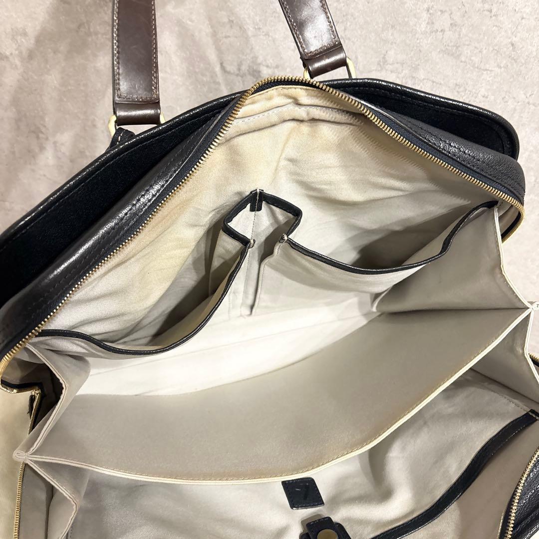 付属品完備 土屋鞄 アルマスバッファロー アーバンネイビー ビジネスバッグ