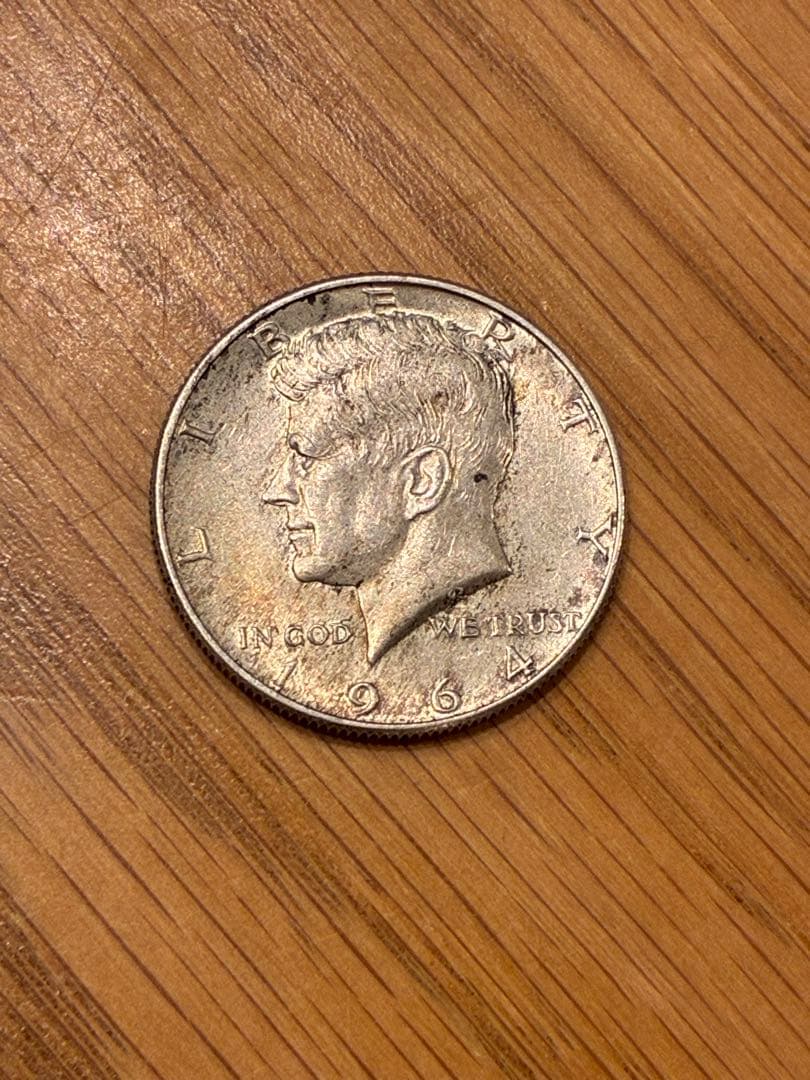 ハーフダラー1964〜1968銀貨　6枚セット