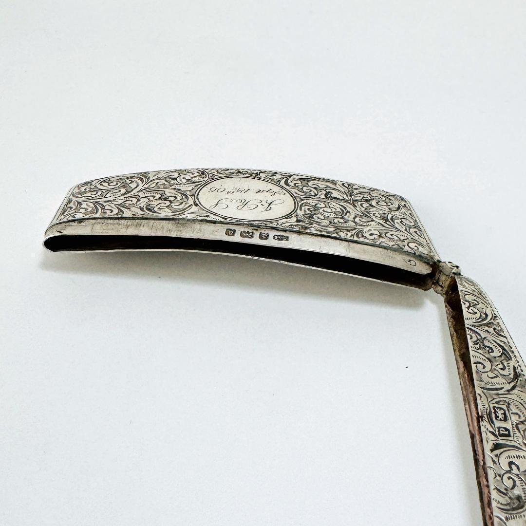 ★1904年 英国 ★アンティーク 純銀製 カードケース イギリス 925