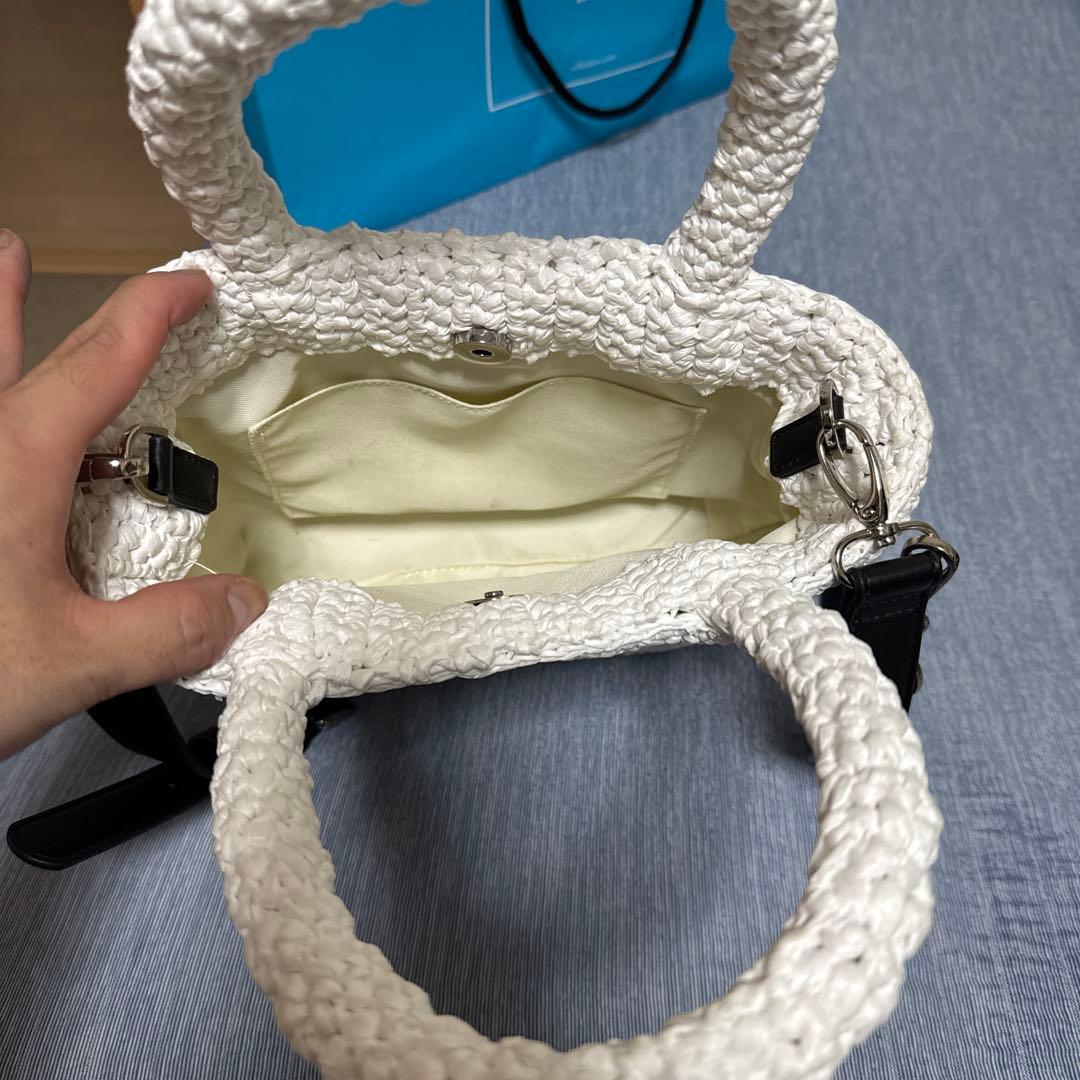 CDL Hand Stitched Mini Basket チャーム付き